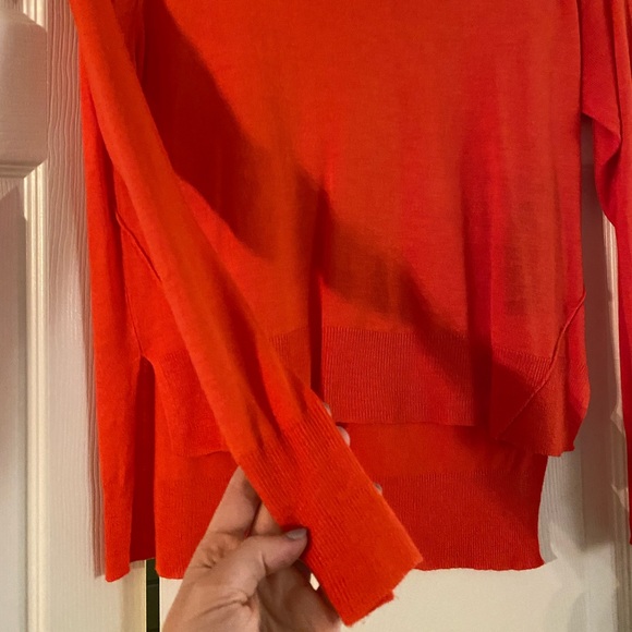Zara Orange Lightweight Long Sleeved Sweater | S - Picture 7 of 9